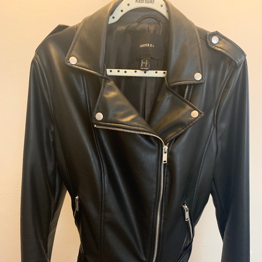 Faux Leather Jacket